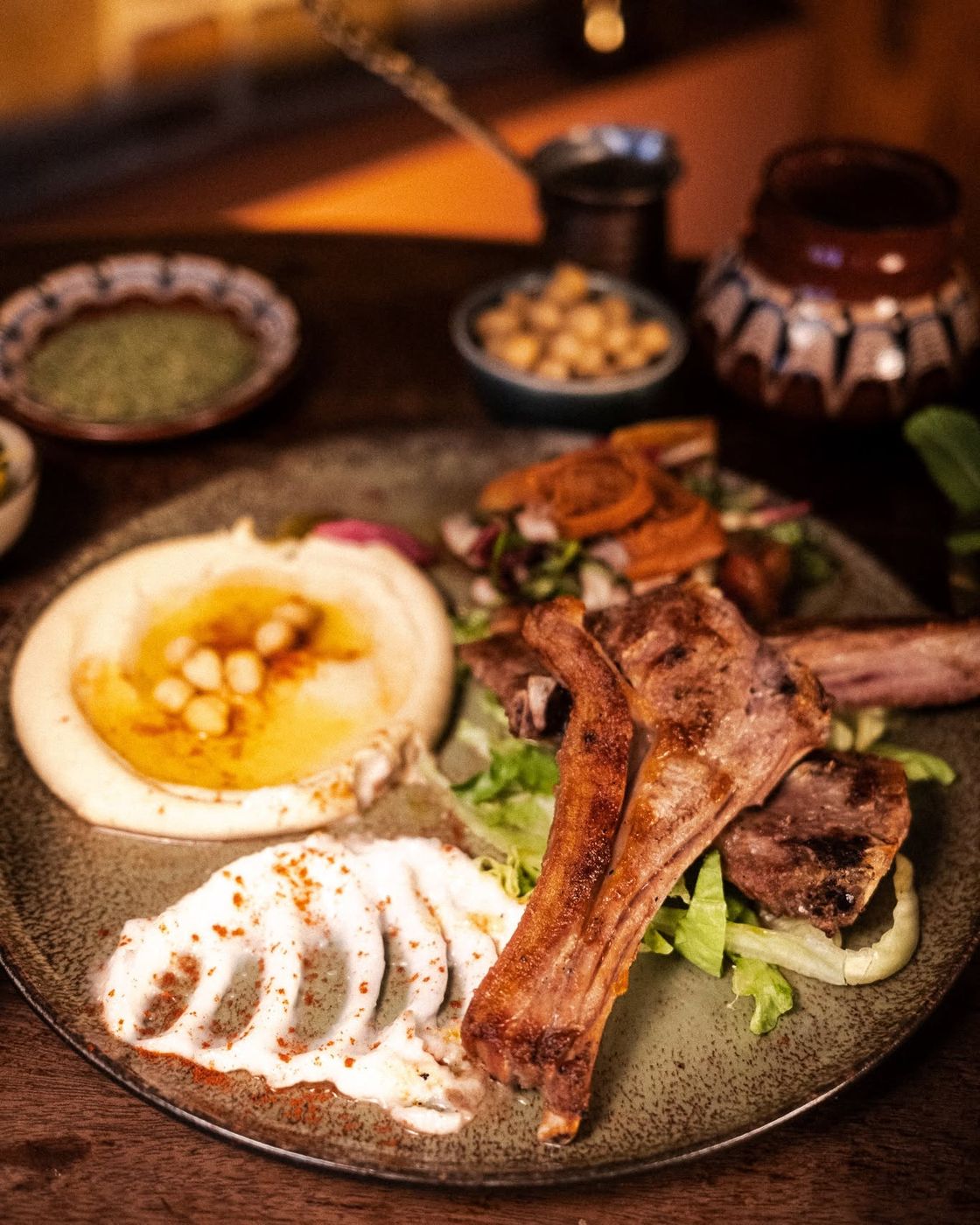 Côtelettes d'agneau grillées
